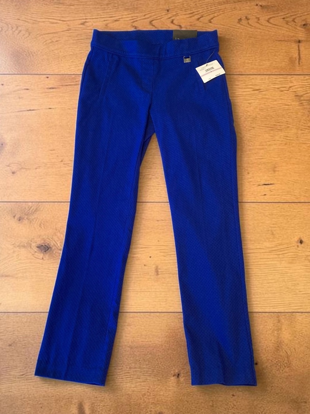 NWT Rafaella Comfort Pants Royal Blue Stretchy Slim Ankle Sz 6